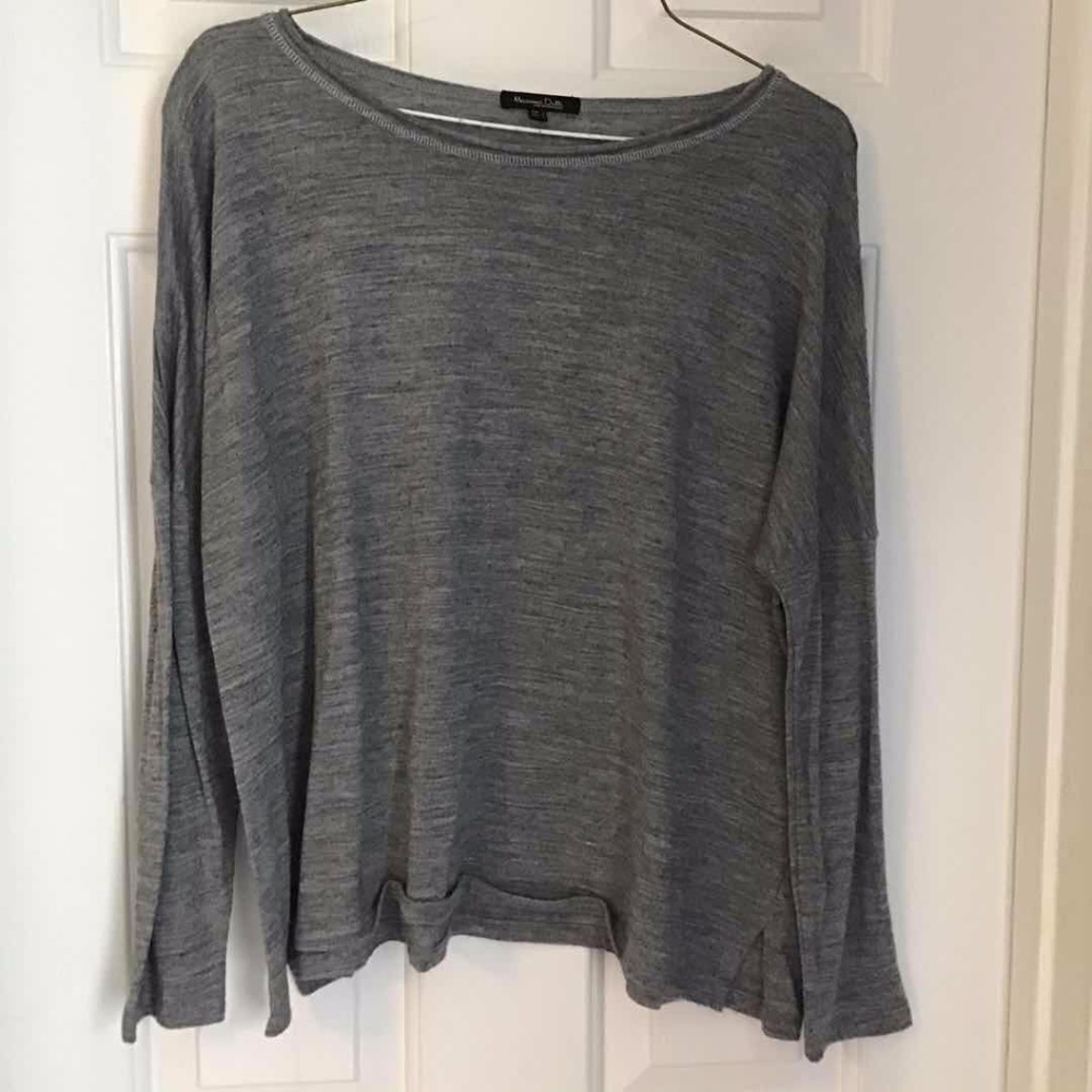 Massimo Dutti Gray Top Size Small